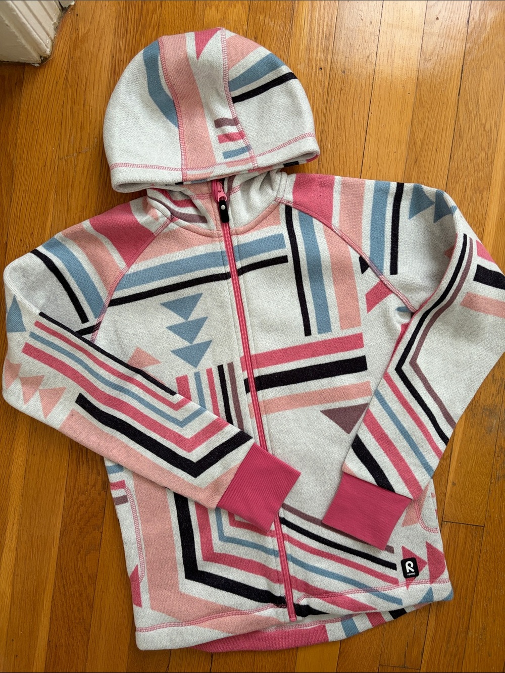Reima 13Y Girls Full Zip Hooded Fleece Sweater Jacket Hoodie